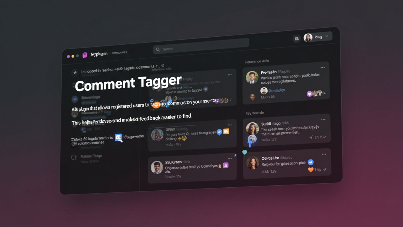 Preview of Comment Tagger