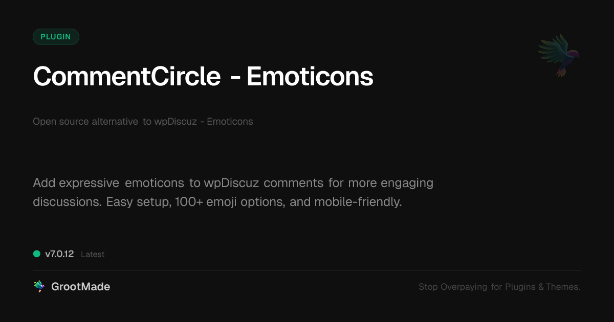 Preview of CommentCircle - Emoticons
