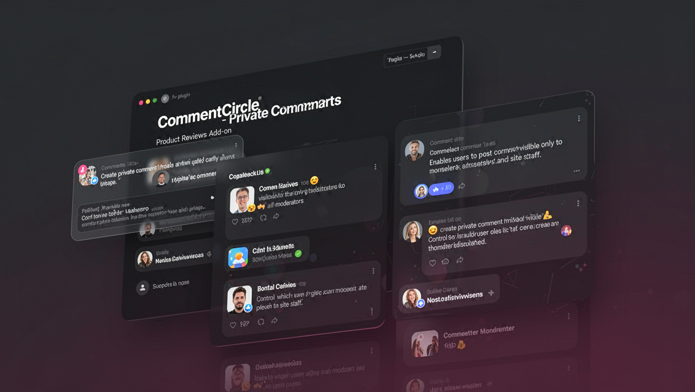 Preview of CommentCircle - Private Comments