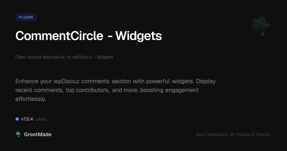 Preview of CommentCircle - Widgets