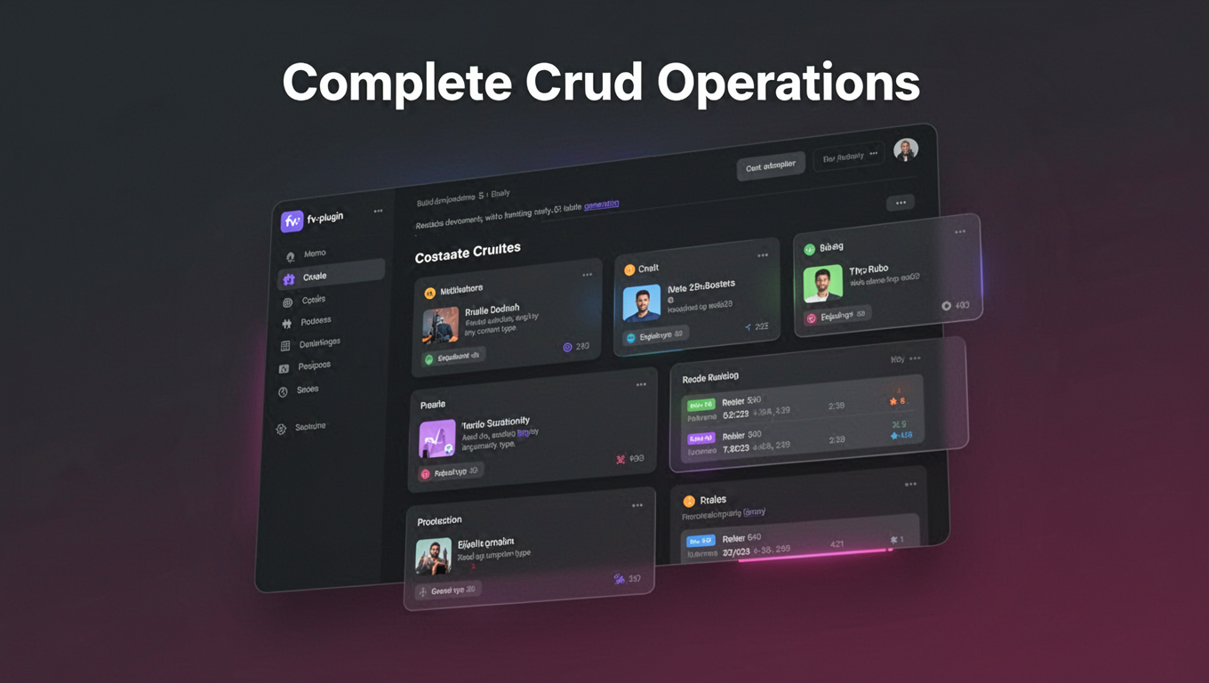 Preview of Complete Crud Operations