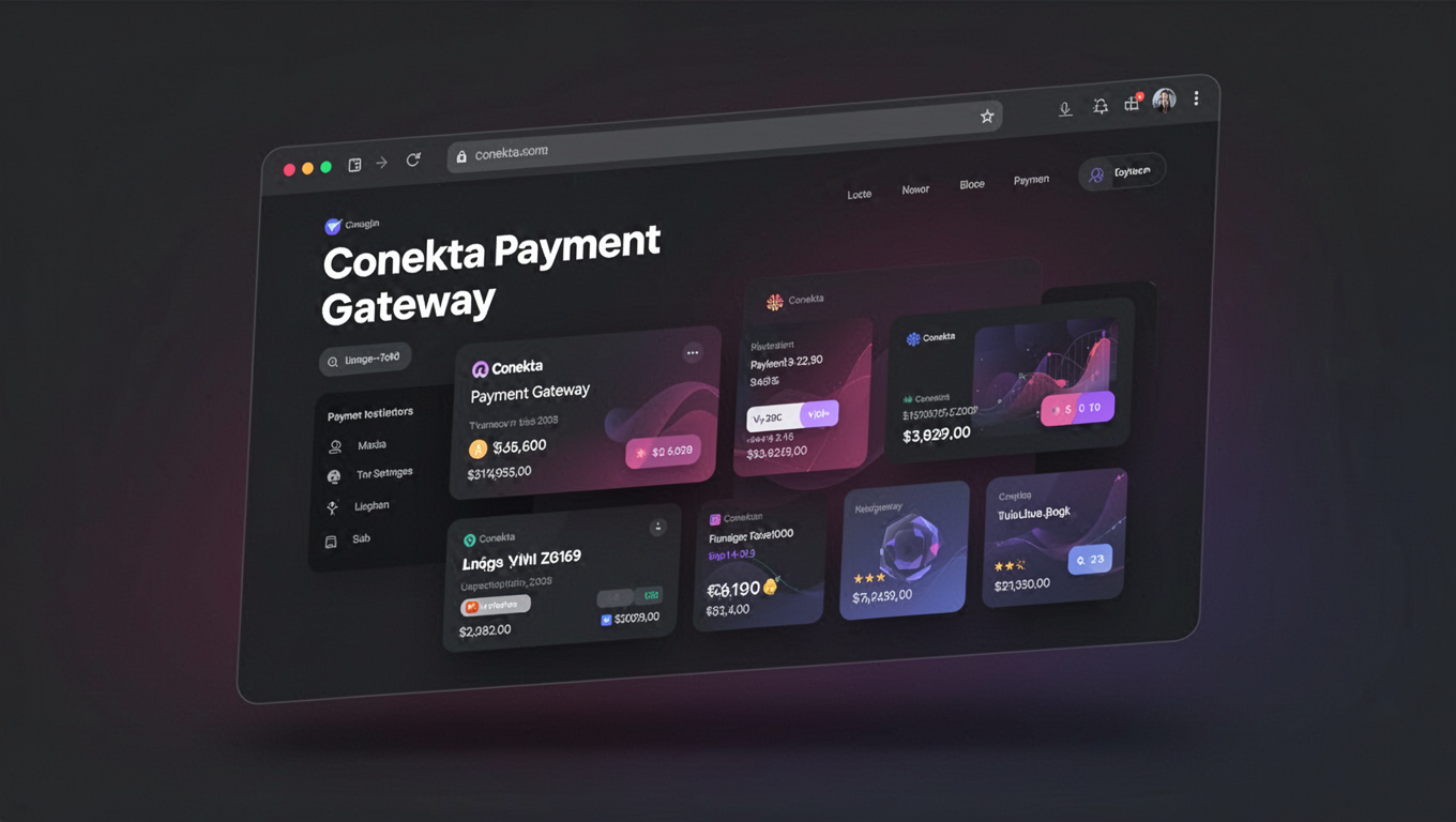 Preview of Conekta Payment Gateway