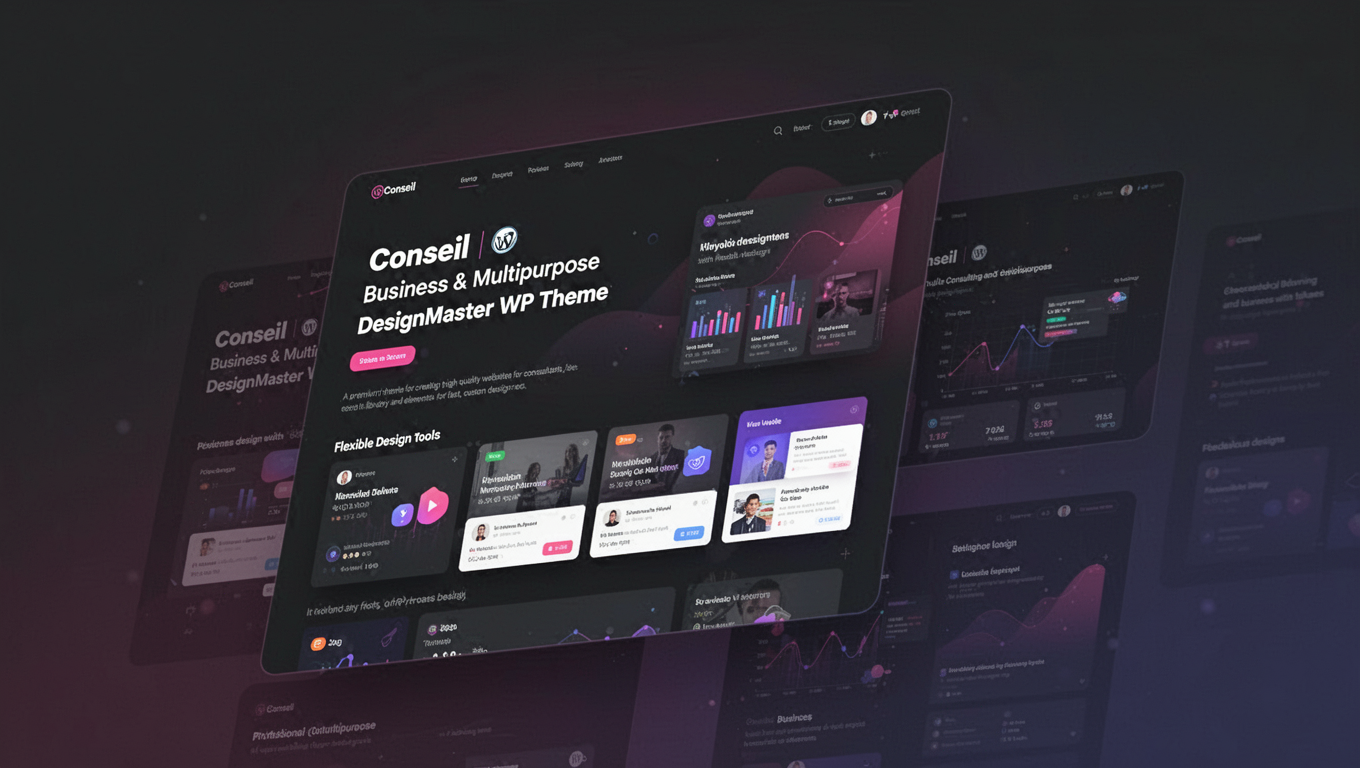 Preview of Conseil | Business & Multipurpose DesignMaster WP Theme