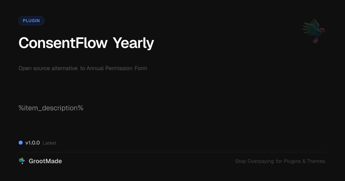 Preview of ConsentFlow Yearly