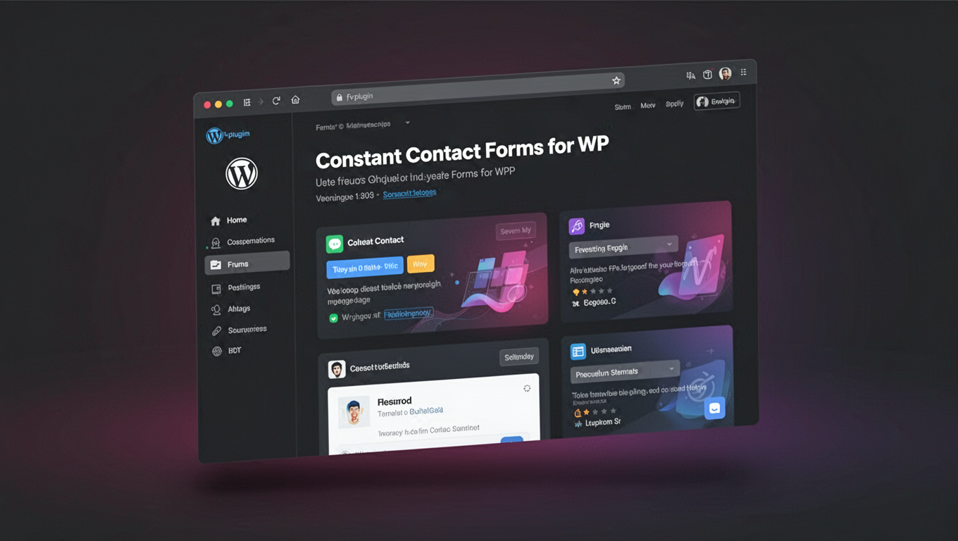 Preview of Constant Contact Forms for WP