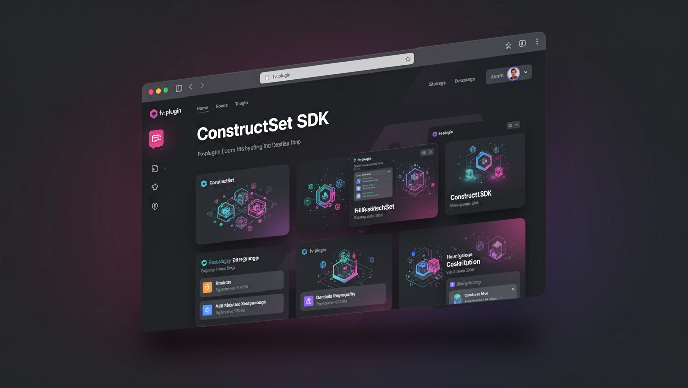 Preview of ConstructSet SDK