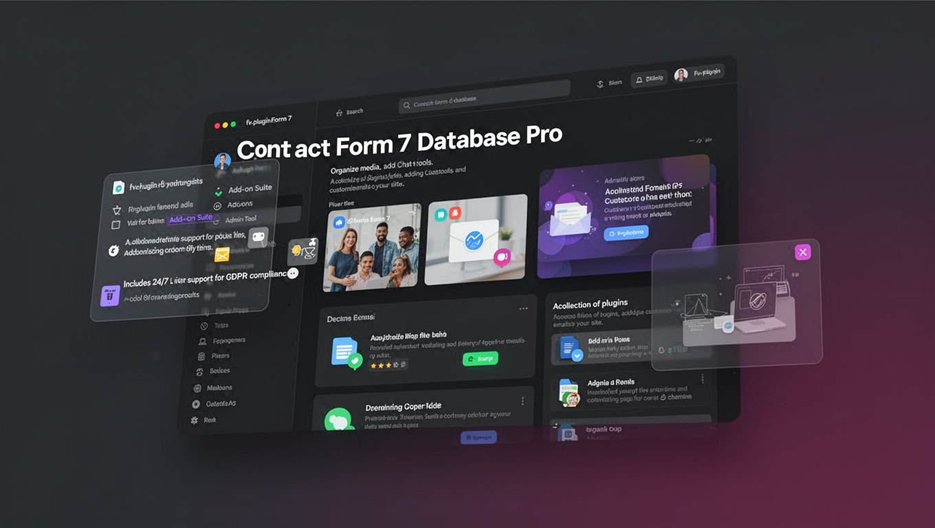 Preview of Contact Form 7 Database Pro