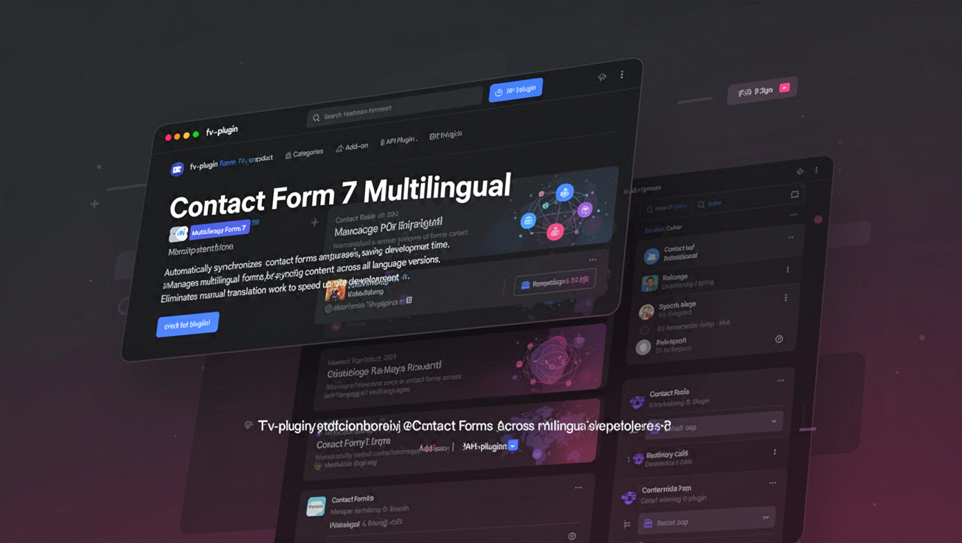 Preview of Contact Form 7 Multilingual