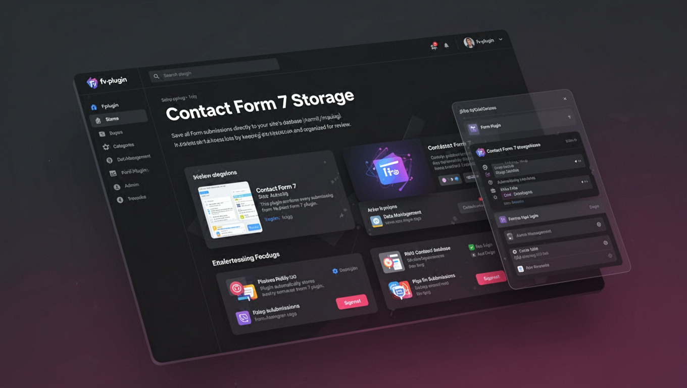 Preview of Contact Form 7 Storage