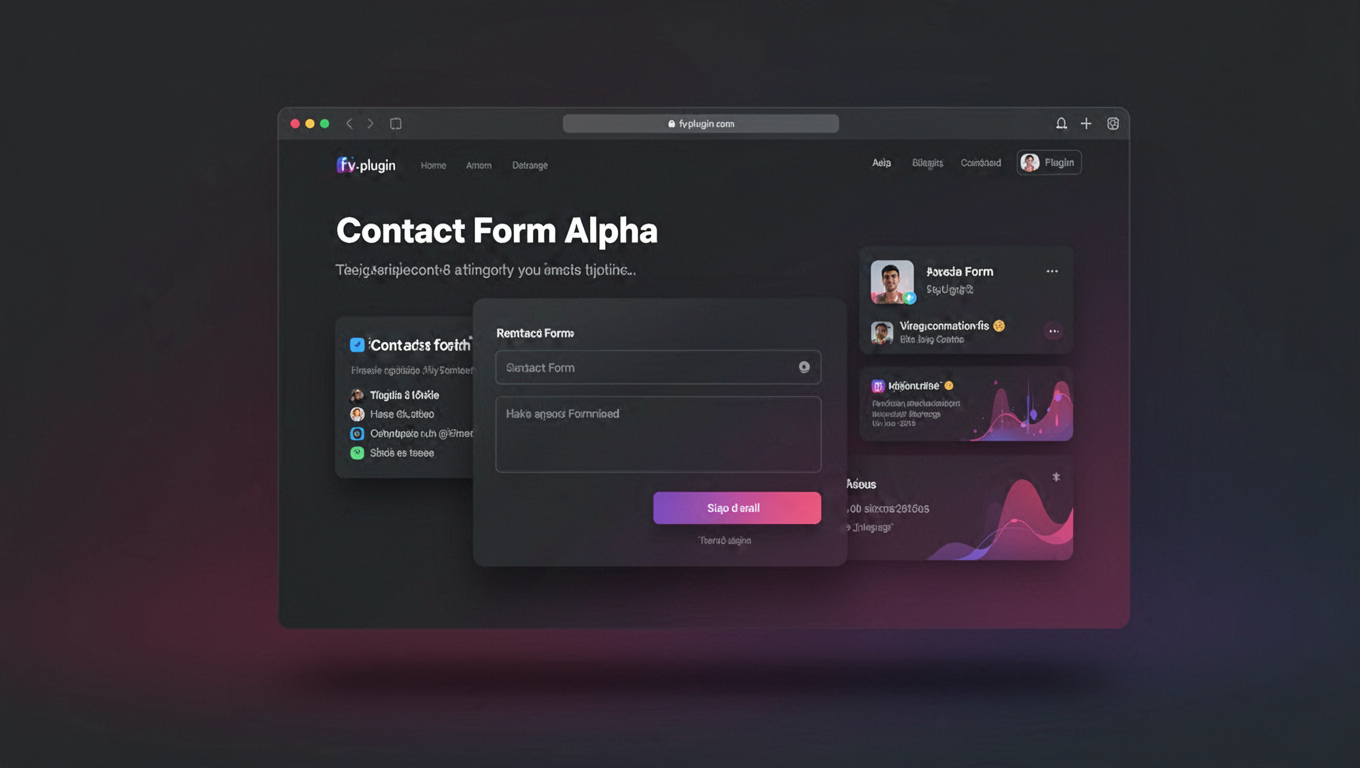 Preview of Contact Form Alpha