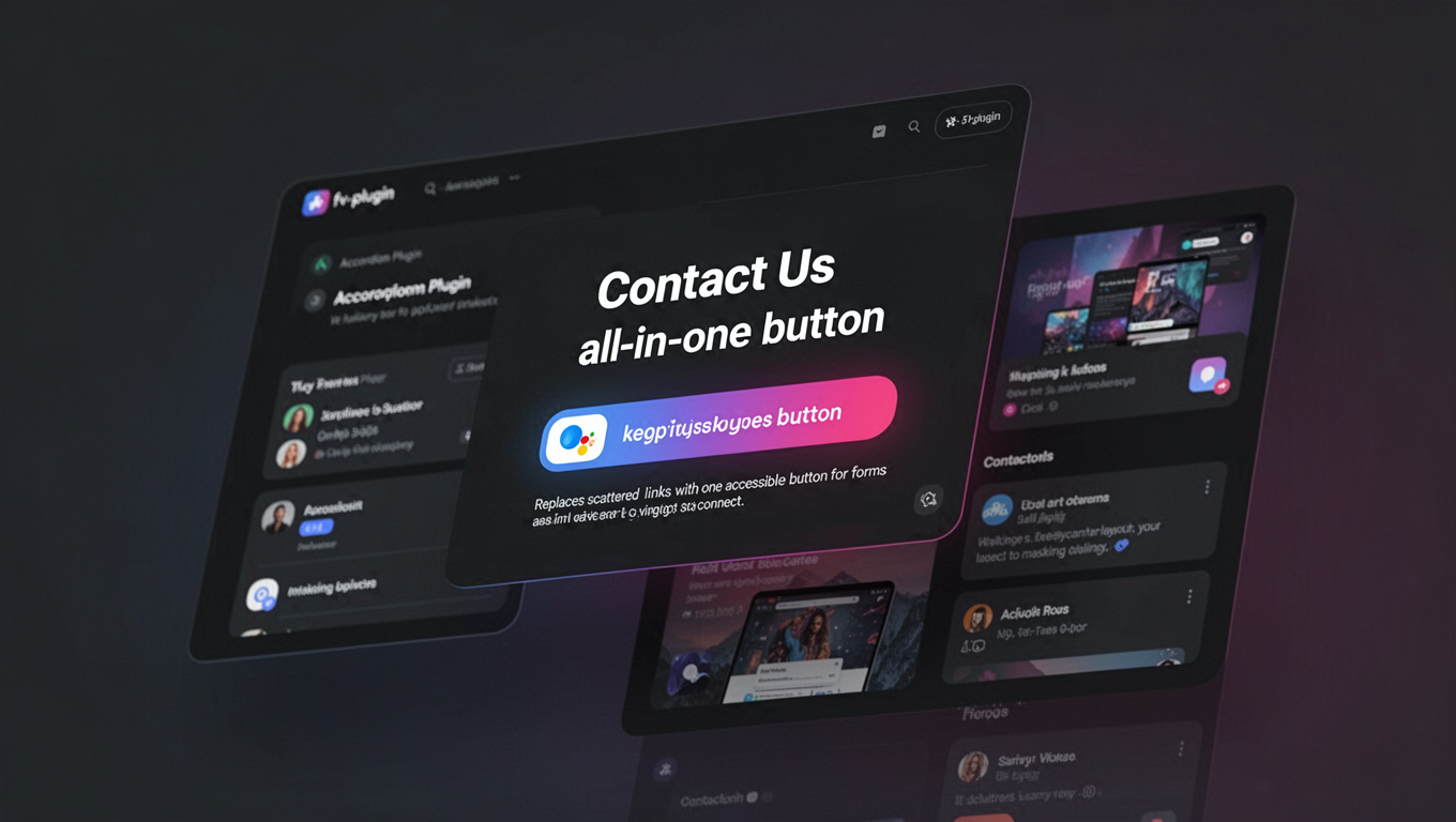 Preview of Contact Us all-in-one button
