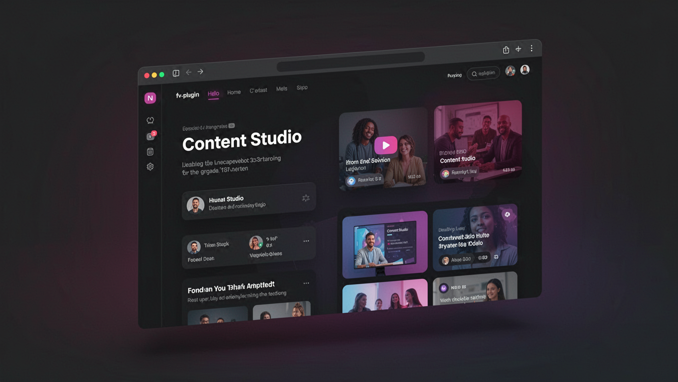 Preview of Content Studio