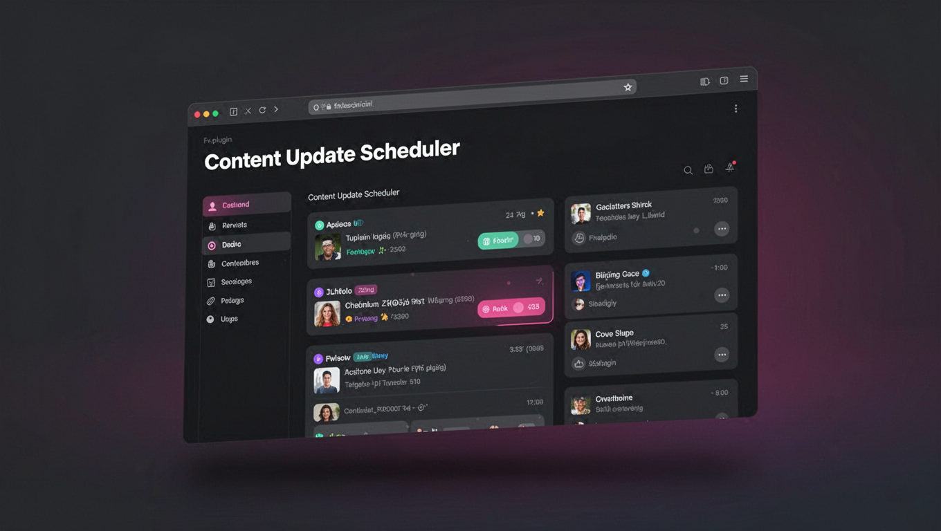 Preview of Content Update Scheduler