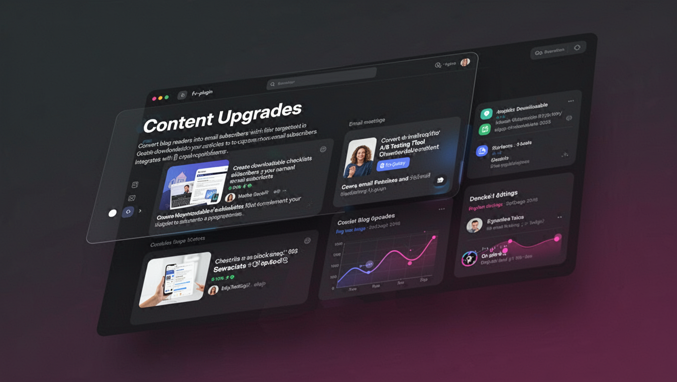 Preview of Content Upgrades