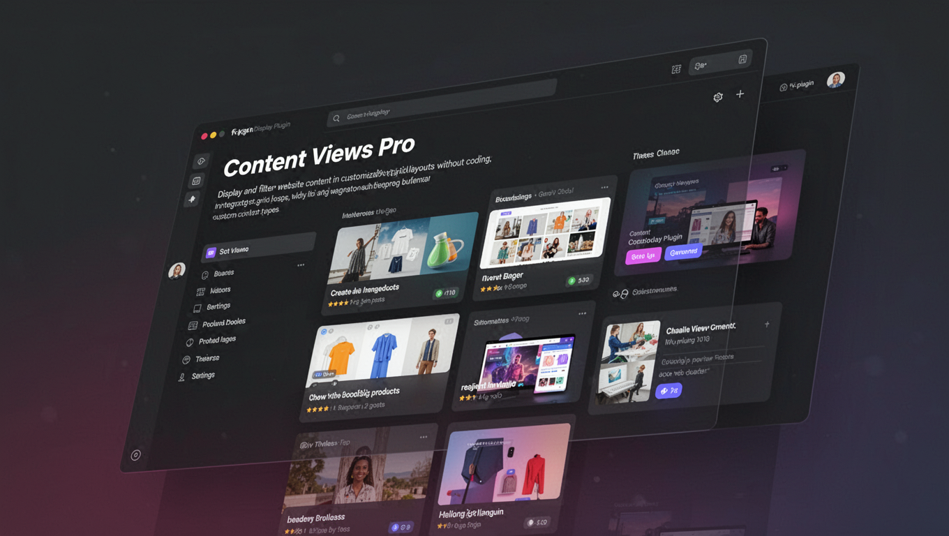 Preview of Content Views Pro