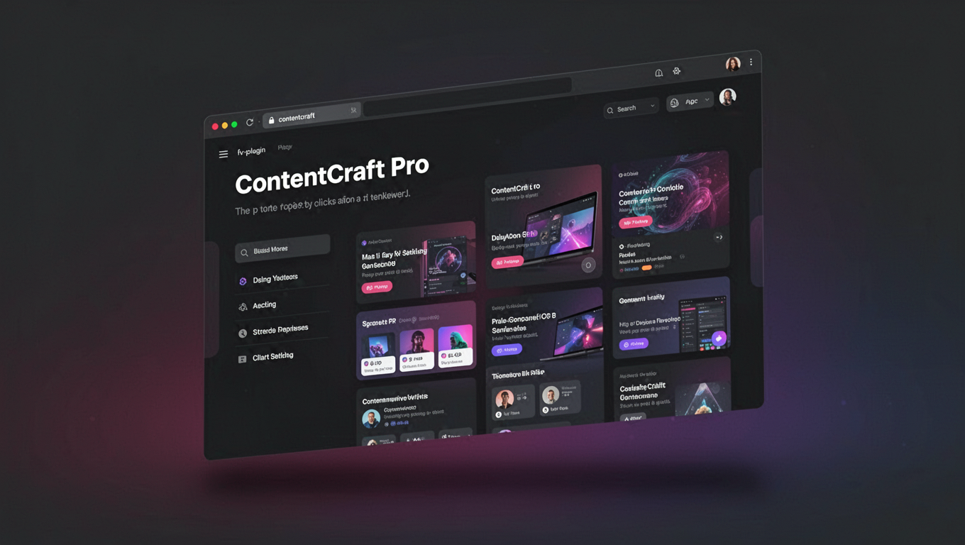 Preview of ContentCraft Pro