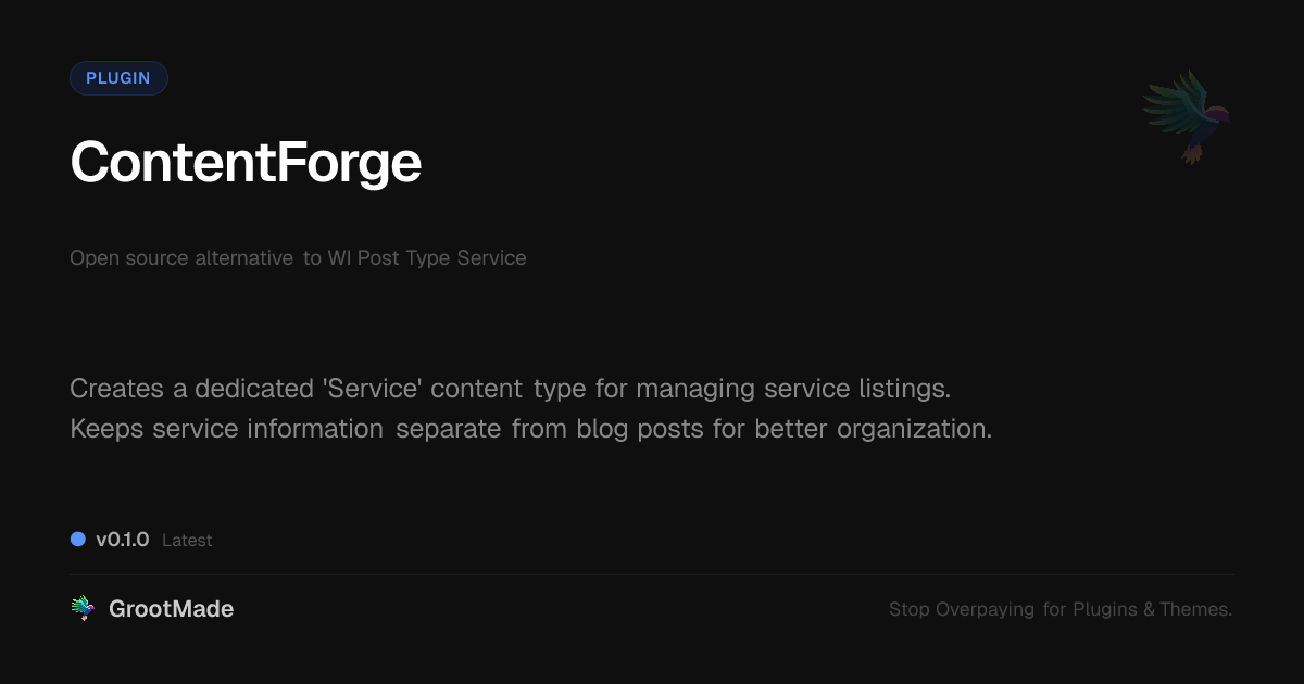 Preview of ContentForge