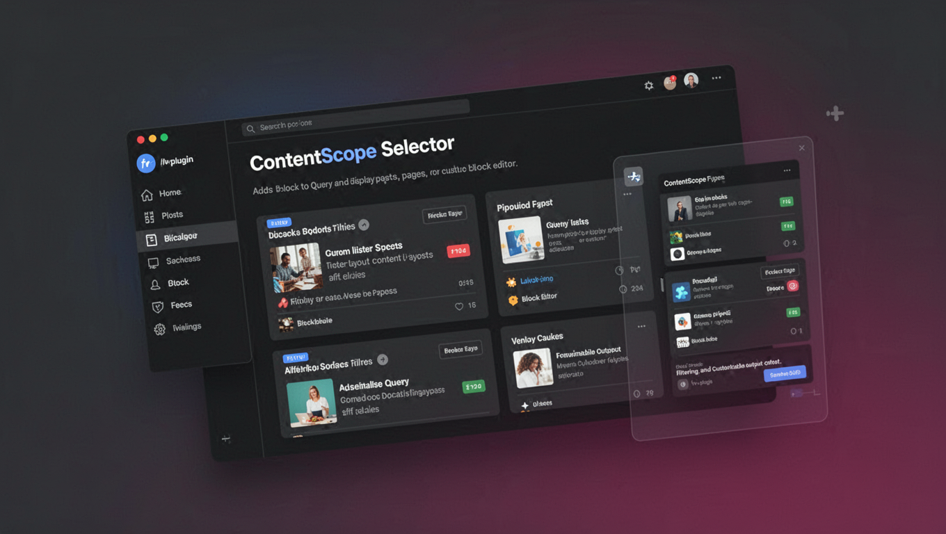 Preview of ContentScope Selector