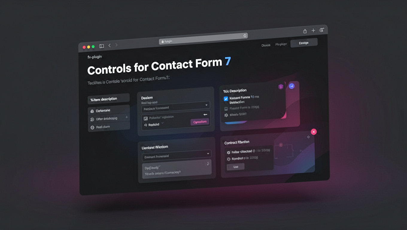 Preview of Controls for Contact Form 7