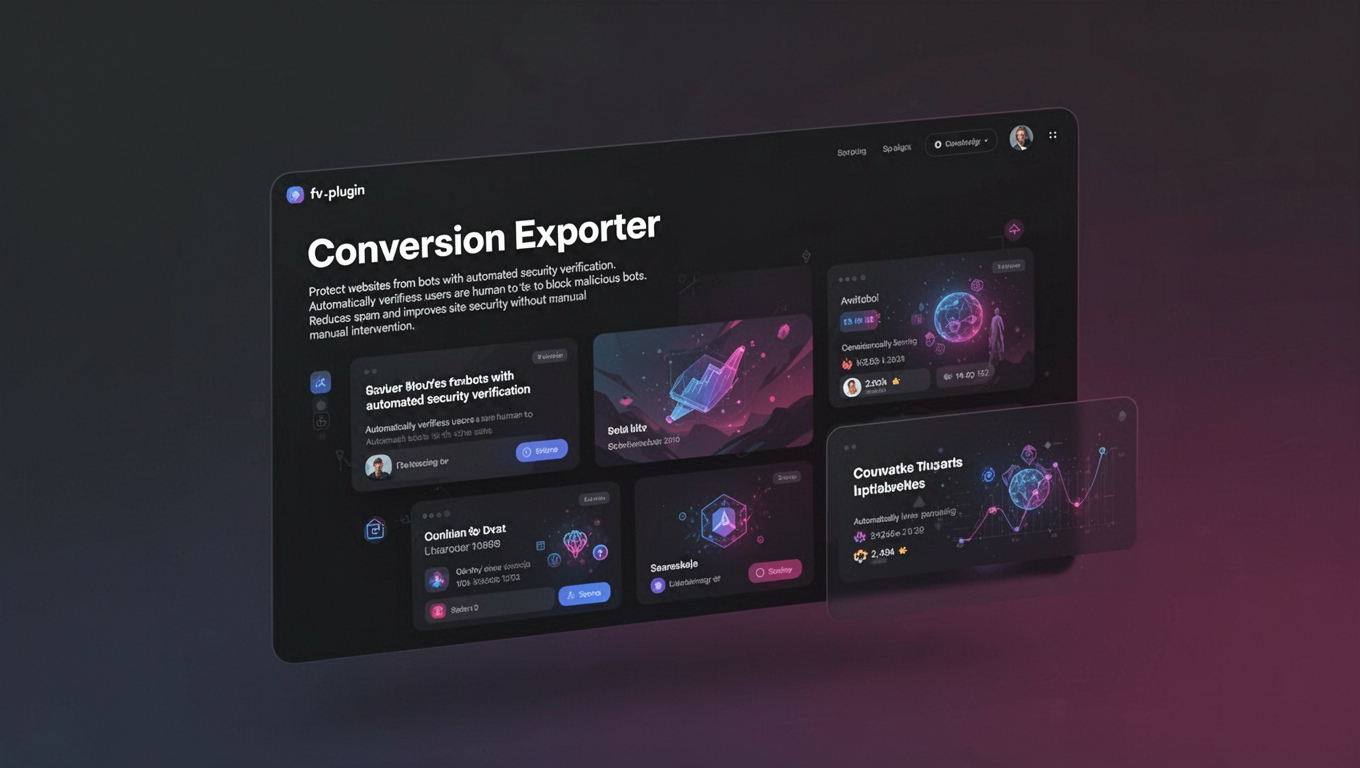 Preview of Conversion Exporter