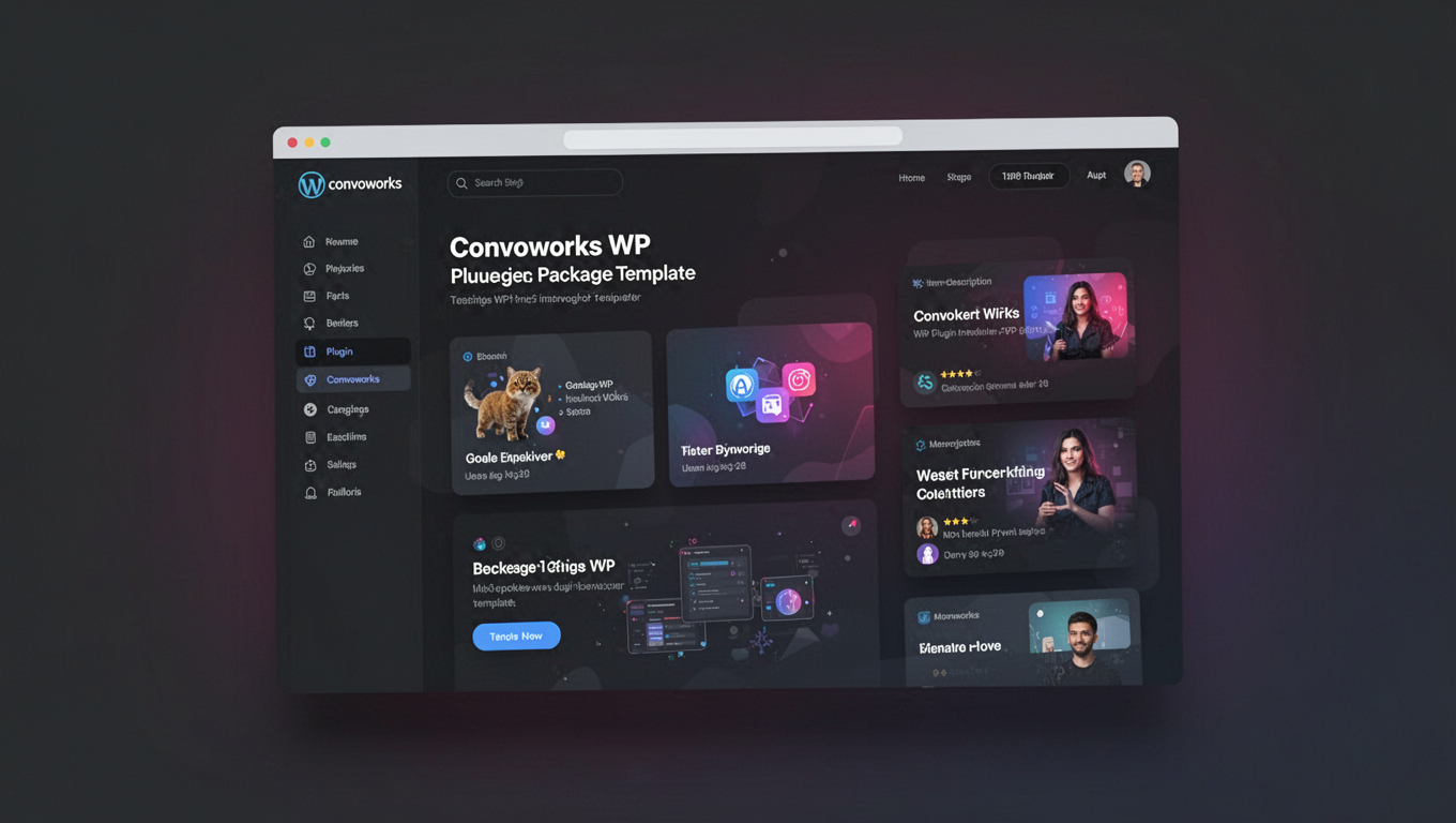 Preview of Convoworks Wp Plugin Package Template