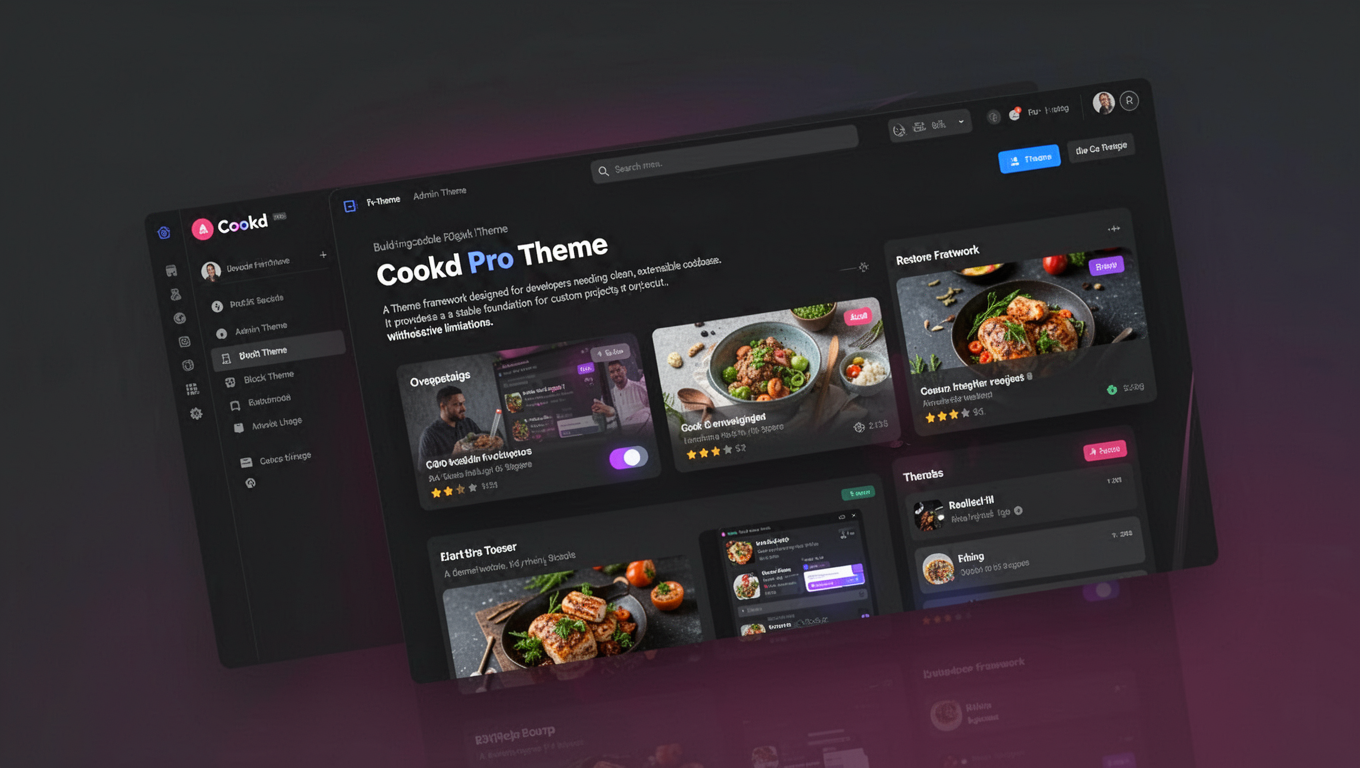 Preview of Cookd Pro Theme