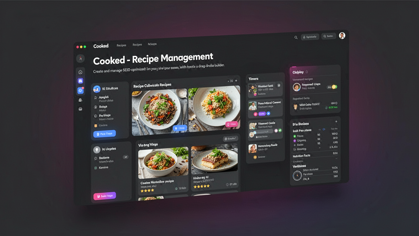 Preview of Cooked - Recipe Management