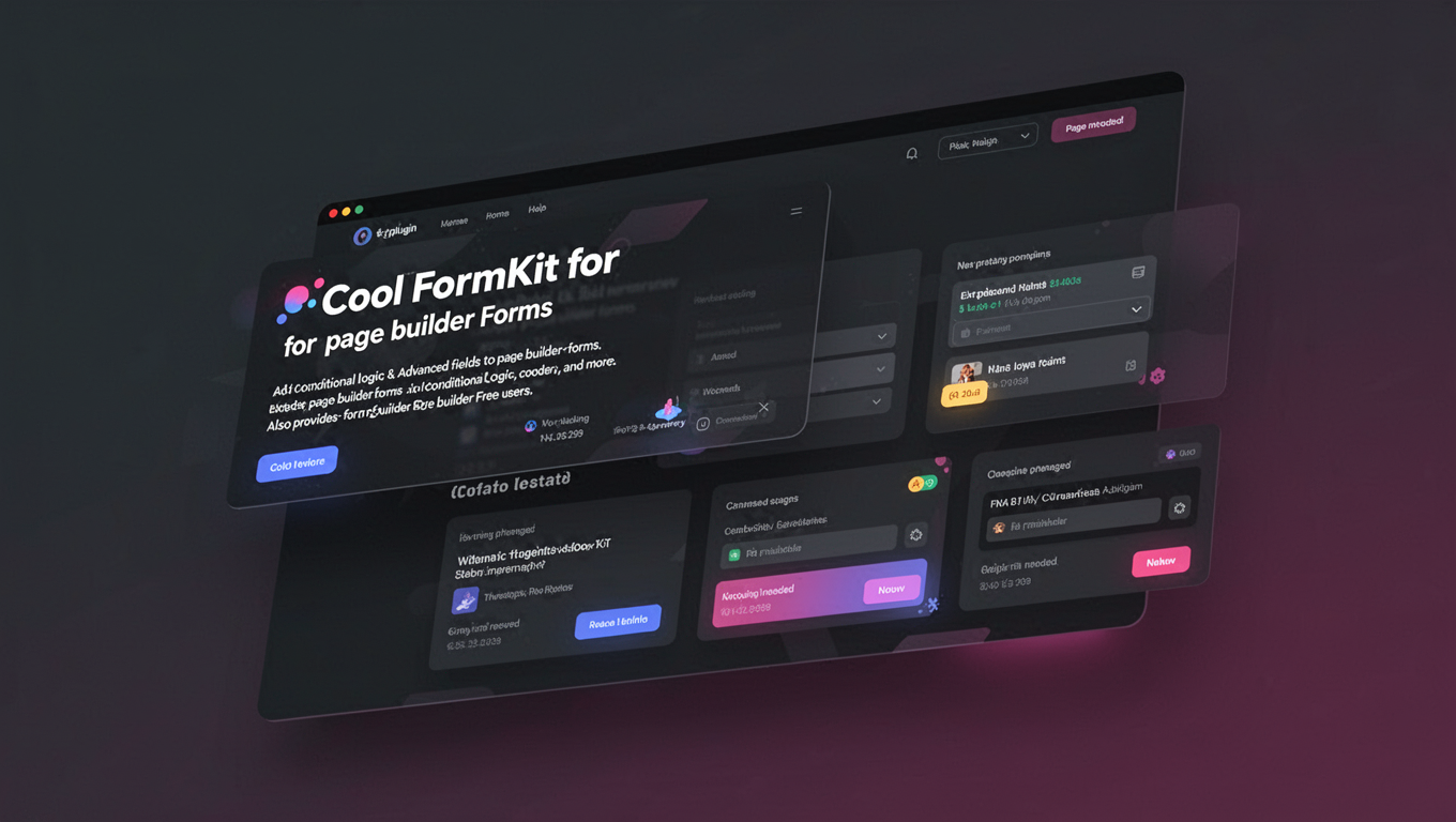 Preview of Cool FormKit for Elementor Forms