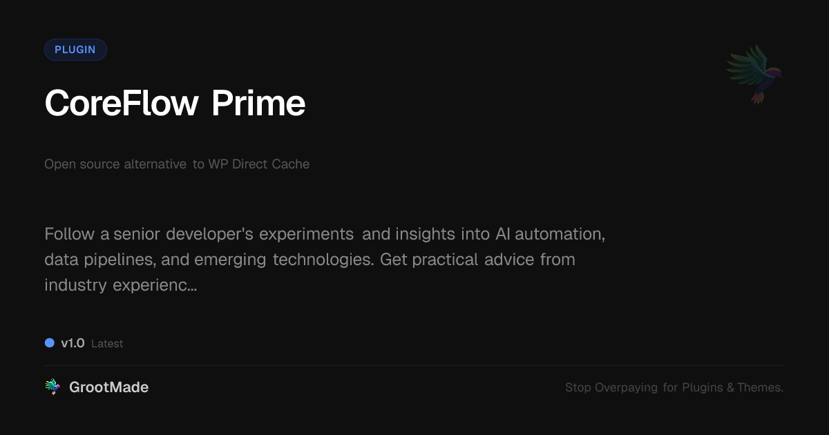 Preview of CoreFlow Prime