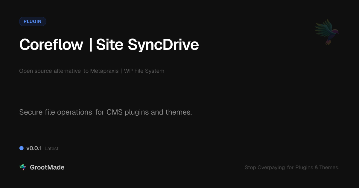 Preview of Coreflow | Site SyncDrive