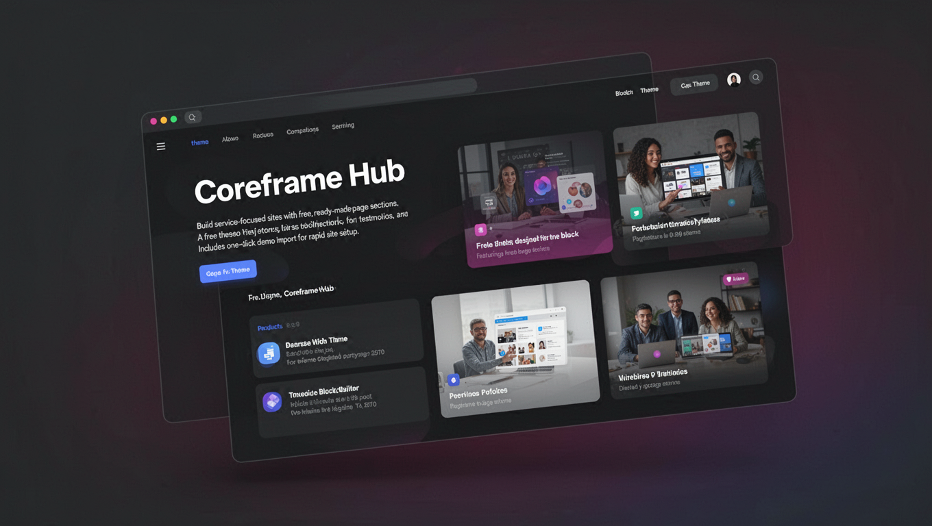 Preview of Coreframe Hub
