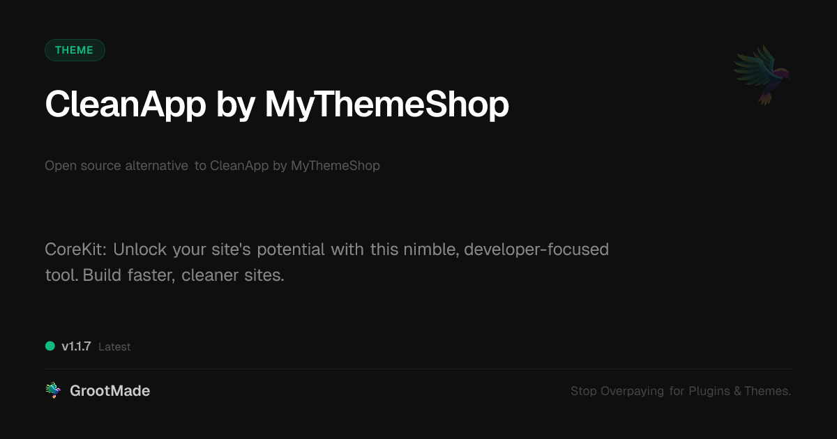 Preview of CleanApp by MyThemeShop