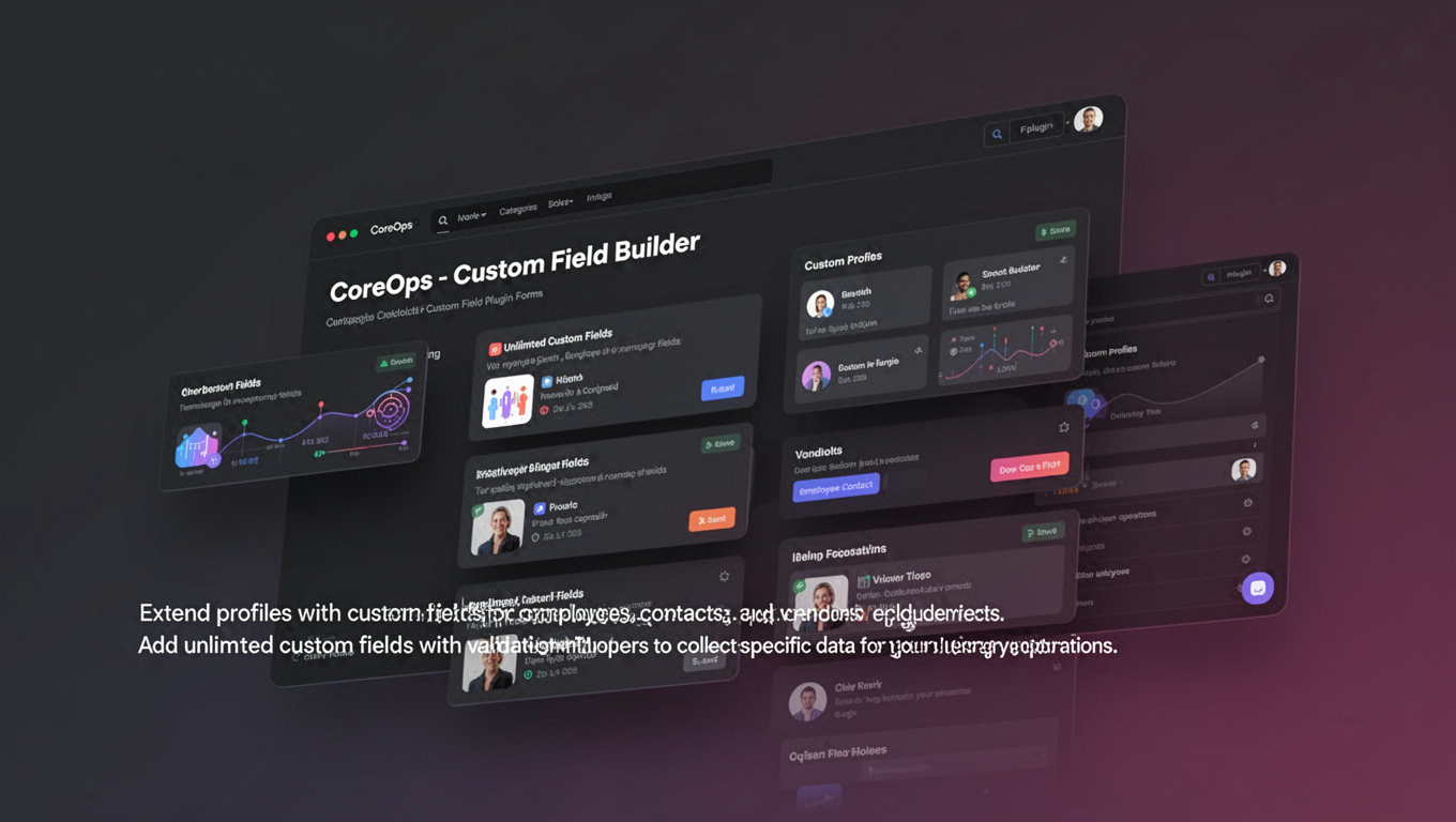 Preview of CoreOps - Custom Field Builder