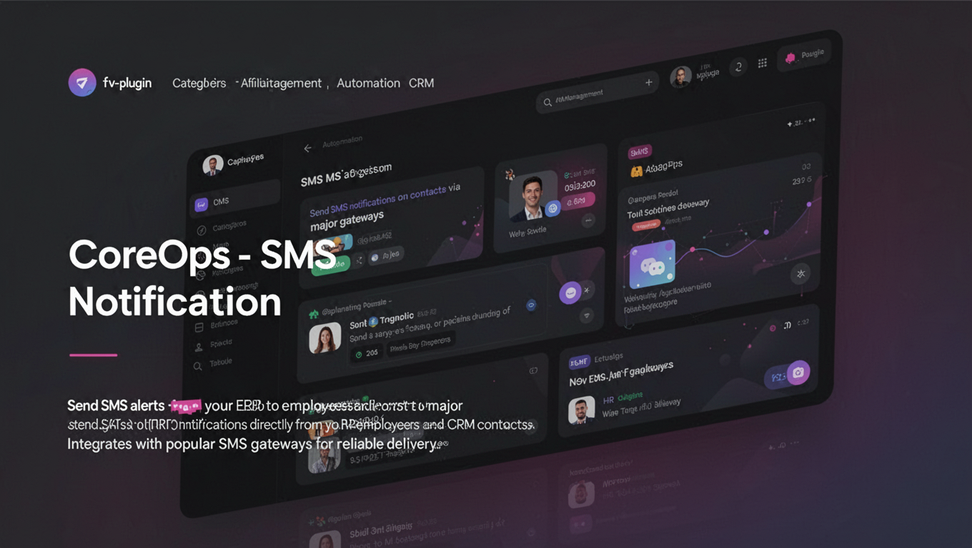 Preview of CoreOps - SMS Notification