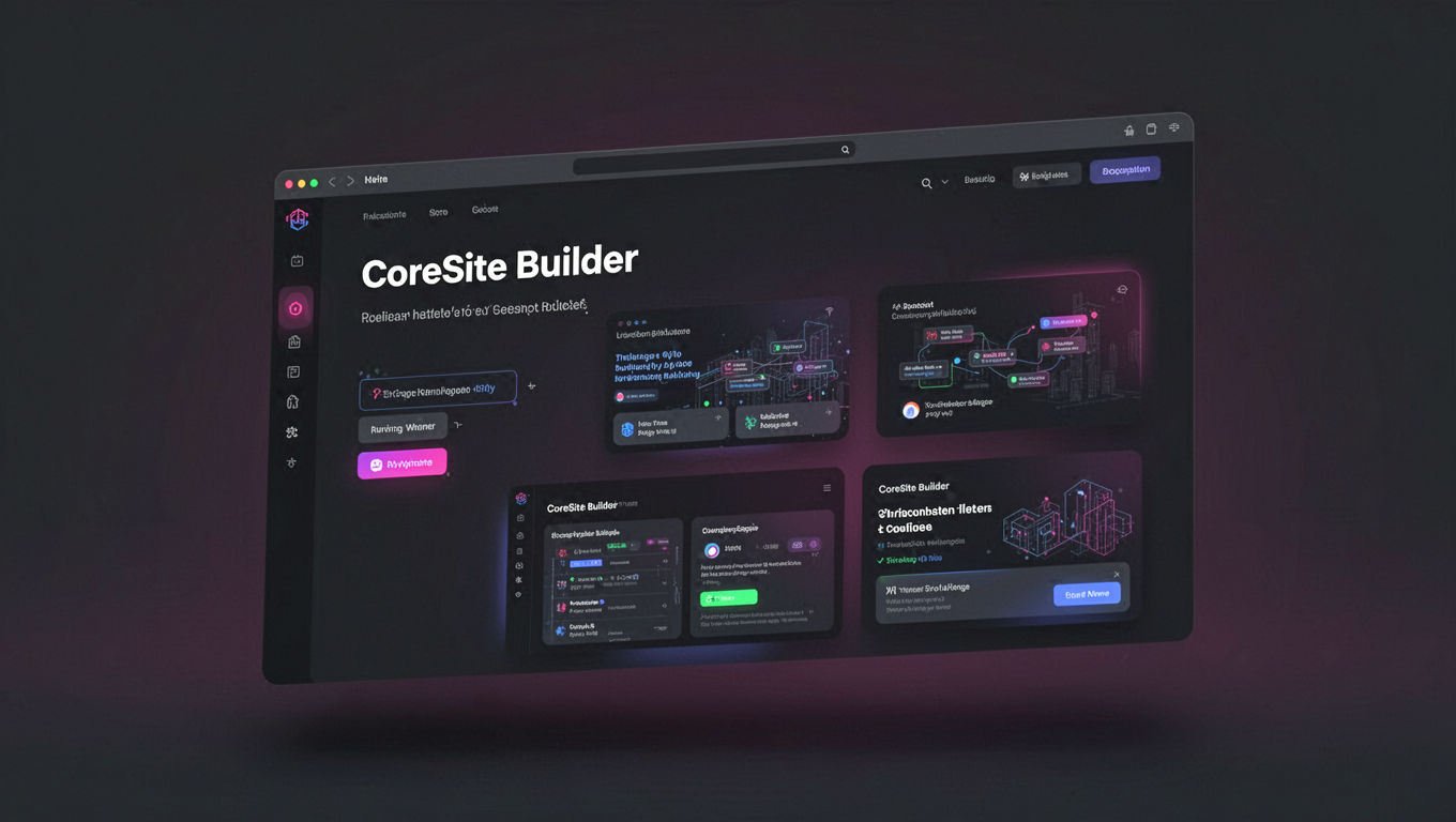 Preview of CoreSite Builder