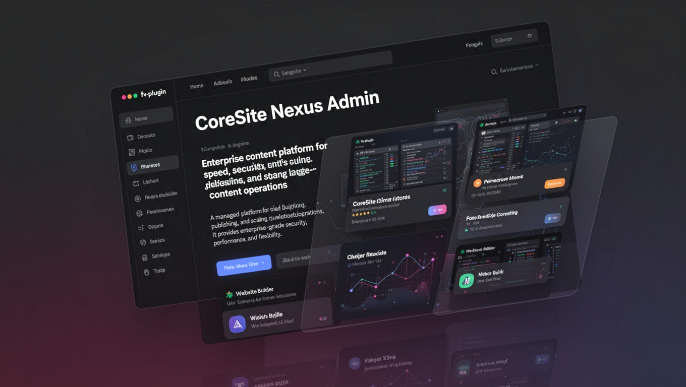 Preview of CoreSite Nexus Admin