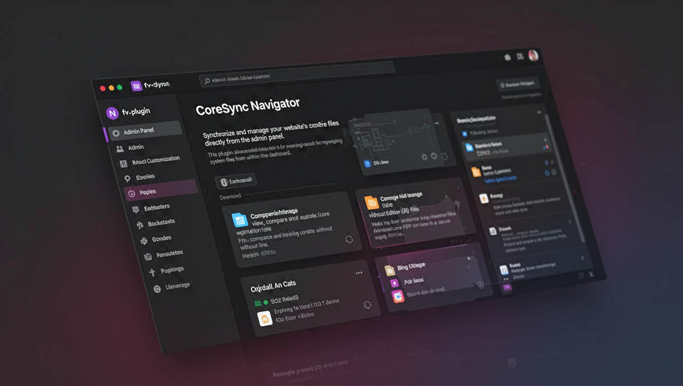 Preview of CoreSync Navigator