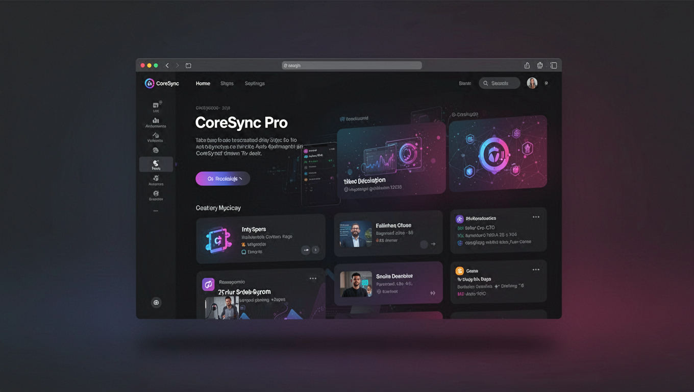 Preview of CoreSync Pro