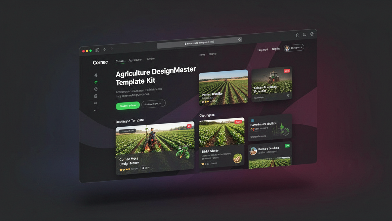 Preview of Cornac - Agriculture DesignMaster Template Kit