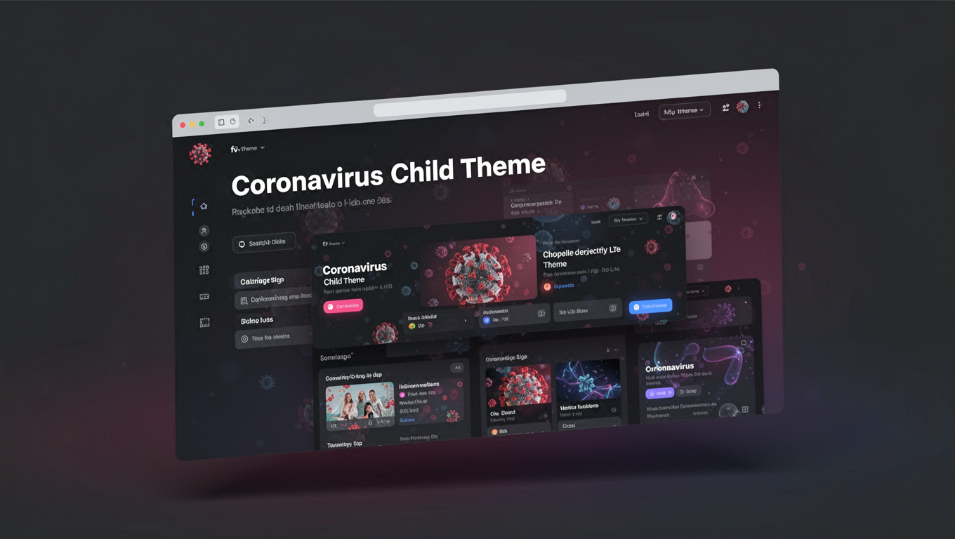 Preview of Coronavirus Child Theme