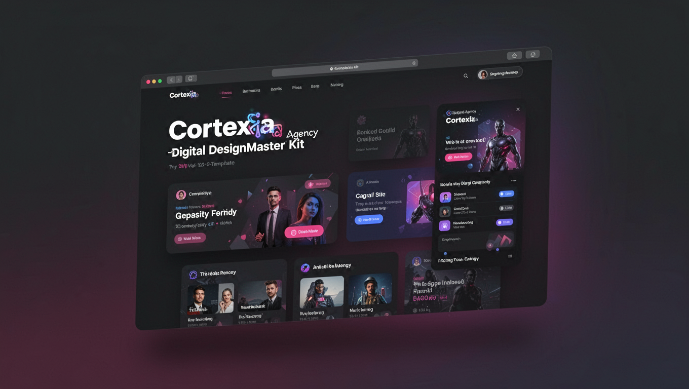 Preview of Cortexia - Digital Agency DesignMaster Kit
