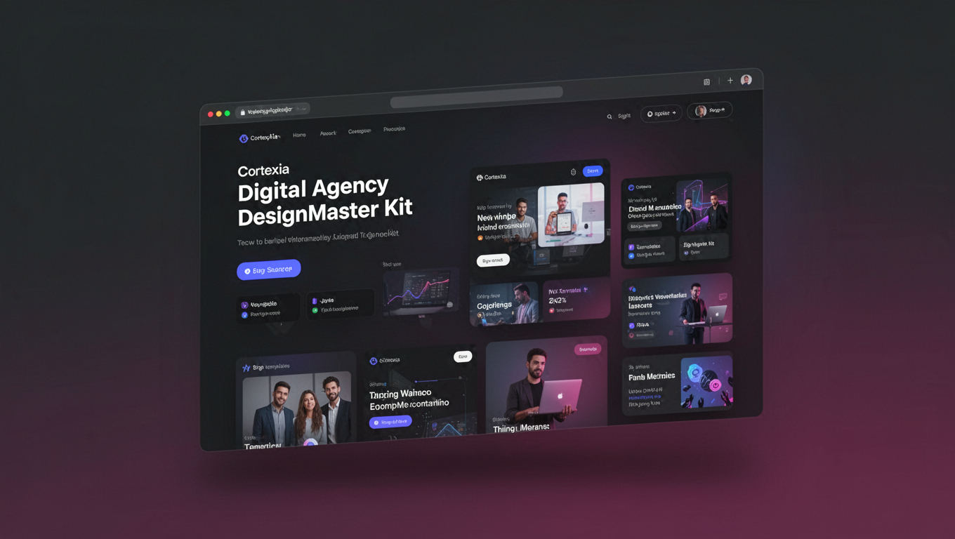 Preview of Cortexia - Digital Agency DesignMaster Kit