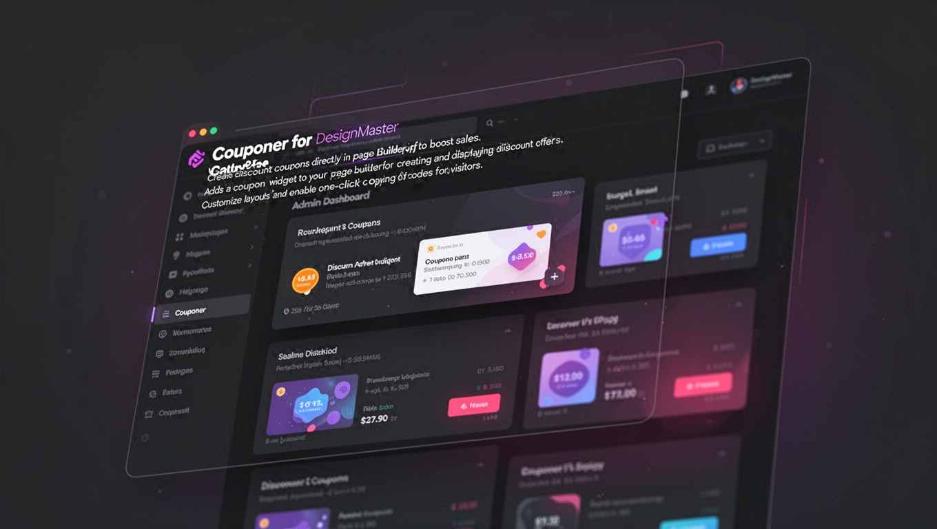 Preview of Couponer for DesignMaster