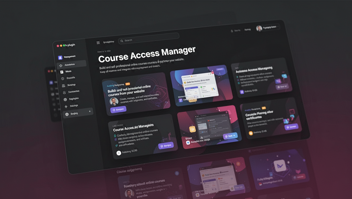 Preview of Course Access Manager