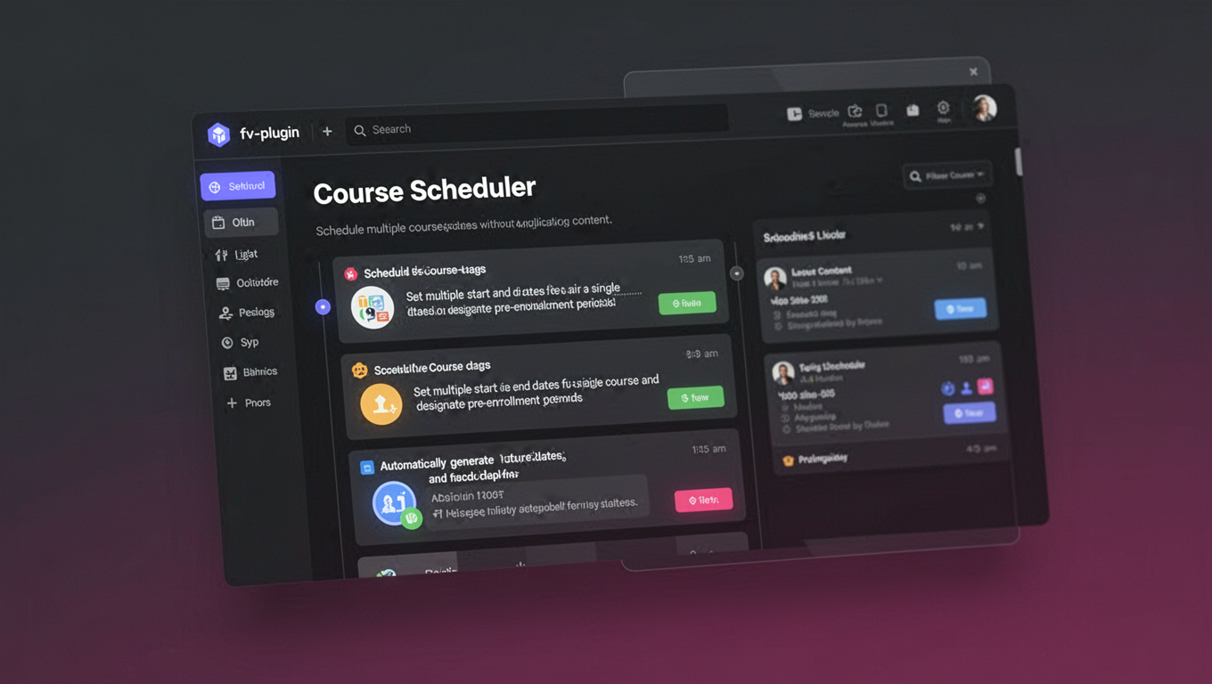 Preview of Course Scheduler