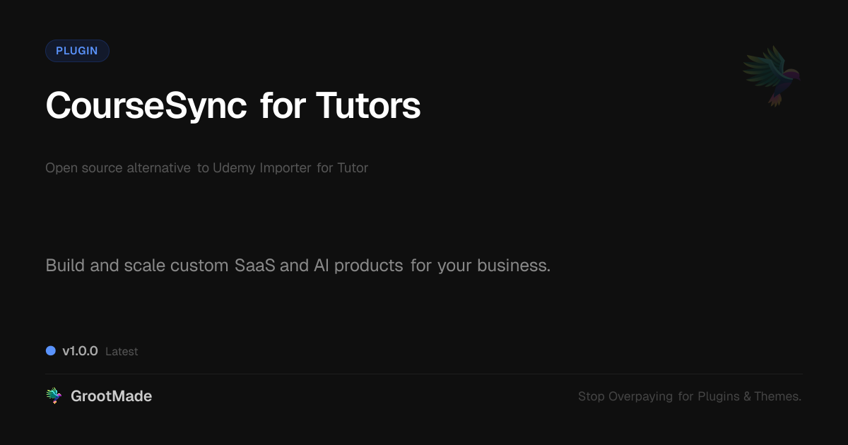 Preview of CourseSync for Tutors