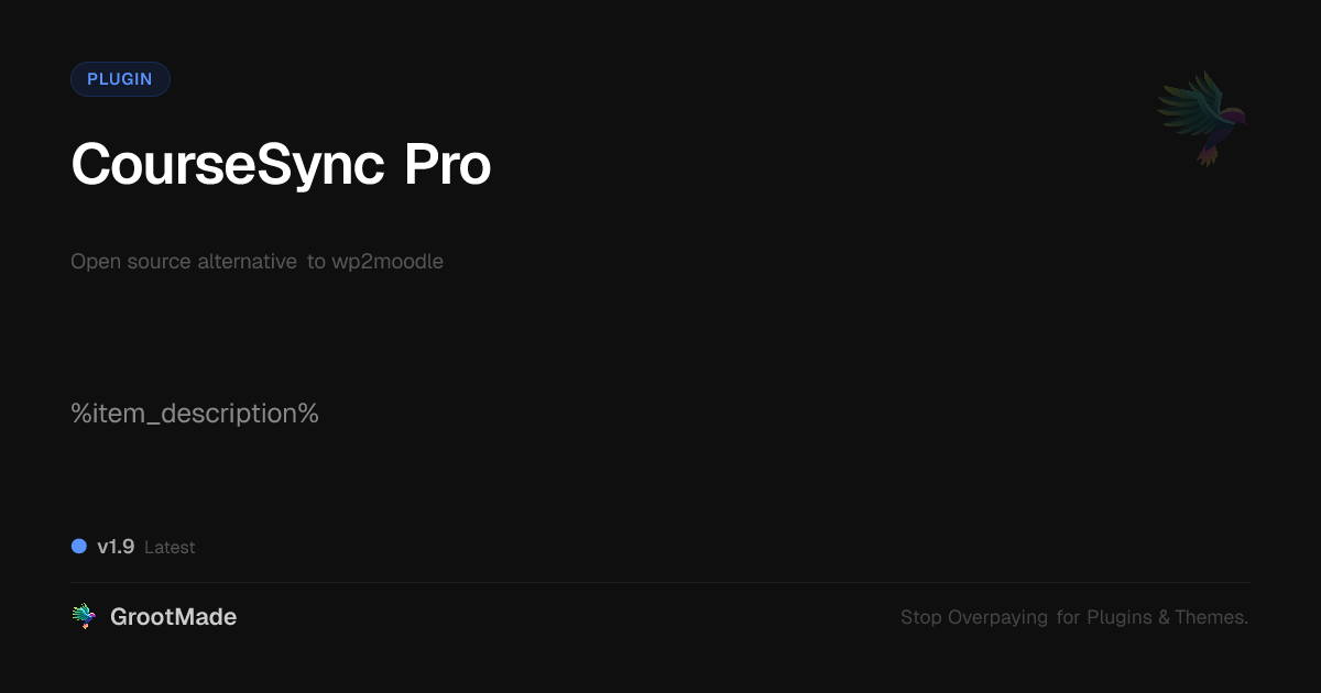 Preview of CourseSync Pro