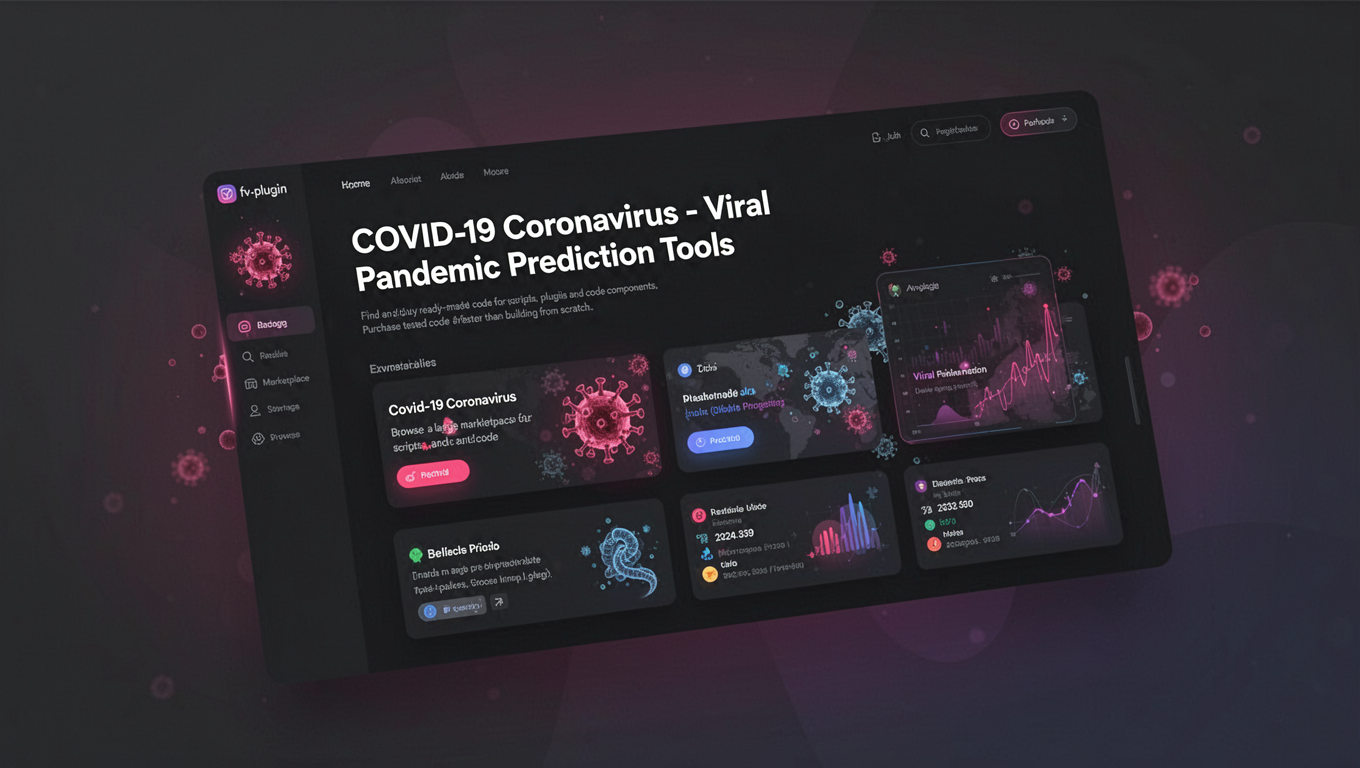 Preview of COVID-19 Coronavirus - Viral Pandemic Prediction Tools