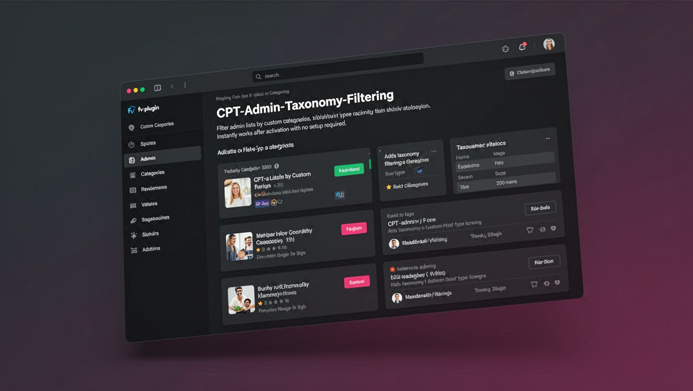 Preview of CPT-Admin-Taxonomy-Filtering