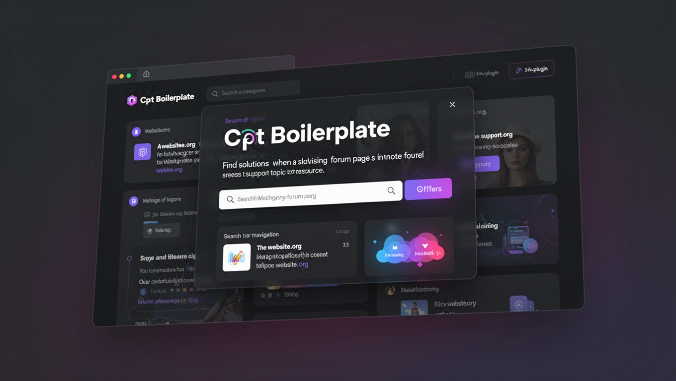 Preview of Cpt Boilerplate